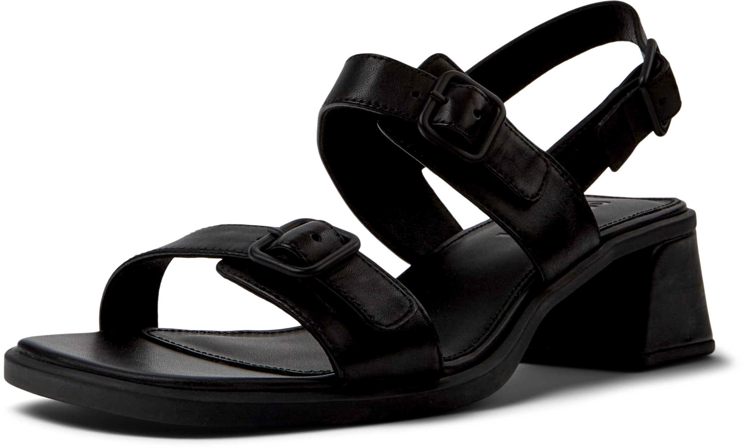 Sandalo con cinturino 'Kora' di CAMPER in nero: frontale