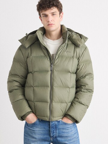 Calvin Klein Zimná bunda - Zelená: predná strana