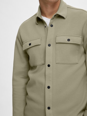 Veste mi-saison SELECTED HOMME en vert