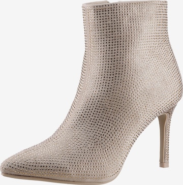 Aniston Stiefelette in Beige: Vorderseite
