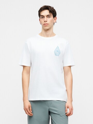 T-Shirt 'ALL SEEING' Volcom en blanc