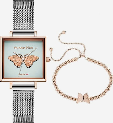 Victoria Hyde Uhr und Armband in Silber: predná strana