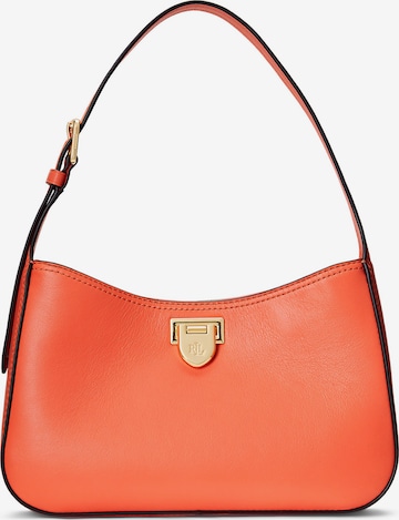 Lauren Ralph Lauren - Bolso de hombro 'FALYNN' en naranja: frente