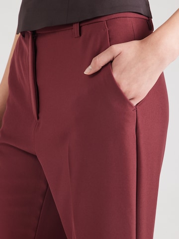 DKNY Regular Панталон с ръб в червено