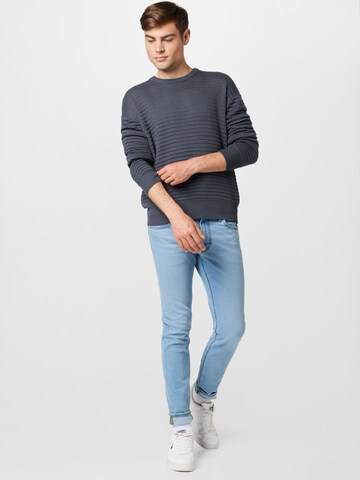 ABOUT YOU Sweater 'Dorian' in Blue