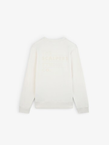 Sweat-shirt Scalpers en blanc