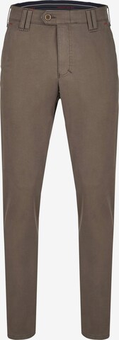 CLUB OF COMFORT Regular Chino Pants 'GARVEY' in Brown: front