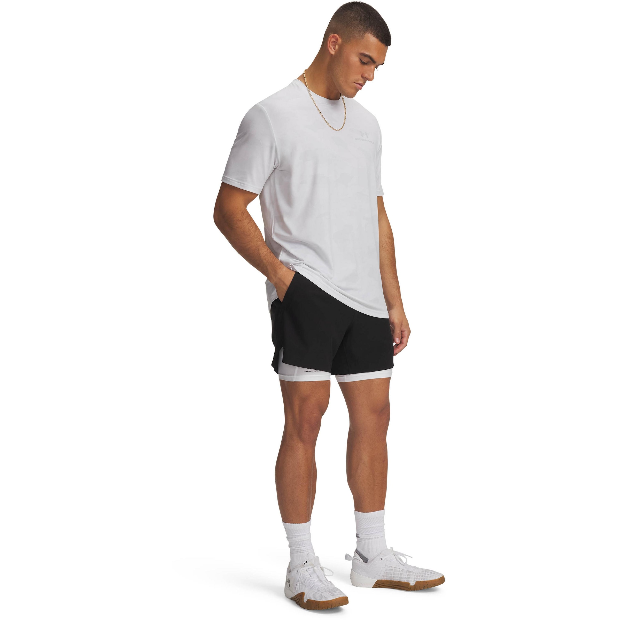 UNDER ARMOUR Regular Sports trousers 'Vanish' in Black