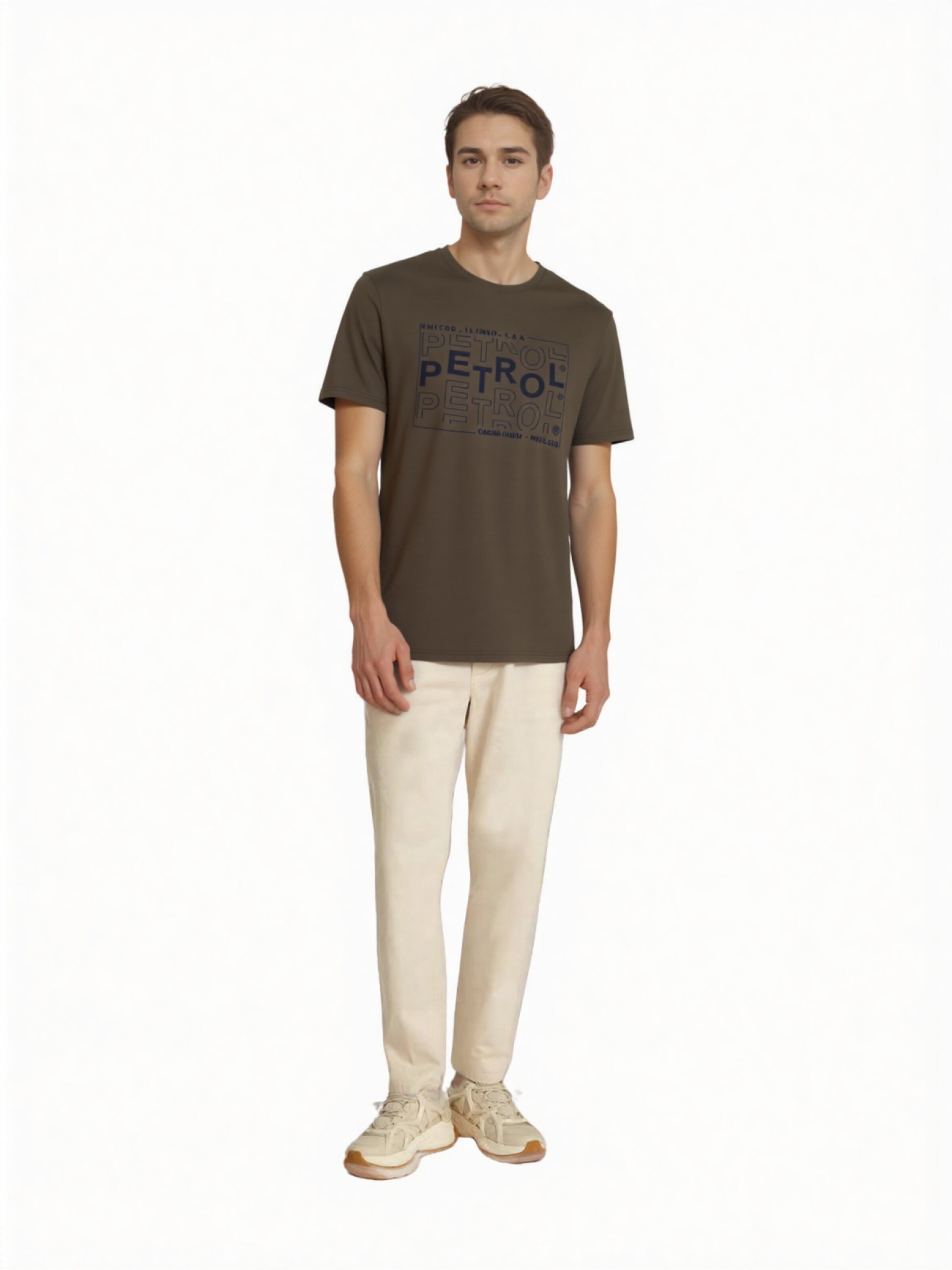 T-Shirt Petrol Industries en gris