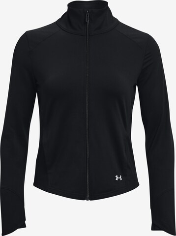 UNDER ARMOUR Sports sweat jacket 'Meridian' in Black