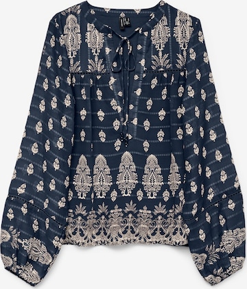 Chemisier 'VMHEDI' VERO MODA en bleu : devant
