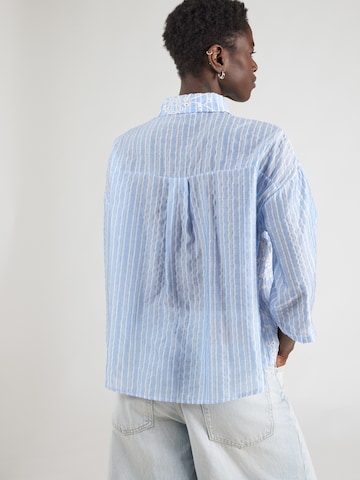 Hailys Blouse 'Ka44ta' in Blue