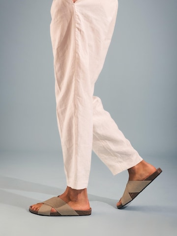 nae Vegan Shoes Pantofle 'TUPAI' – zelená