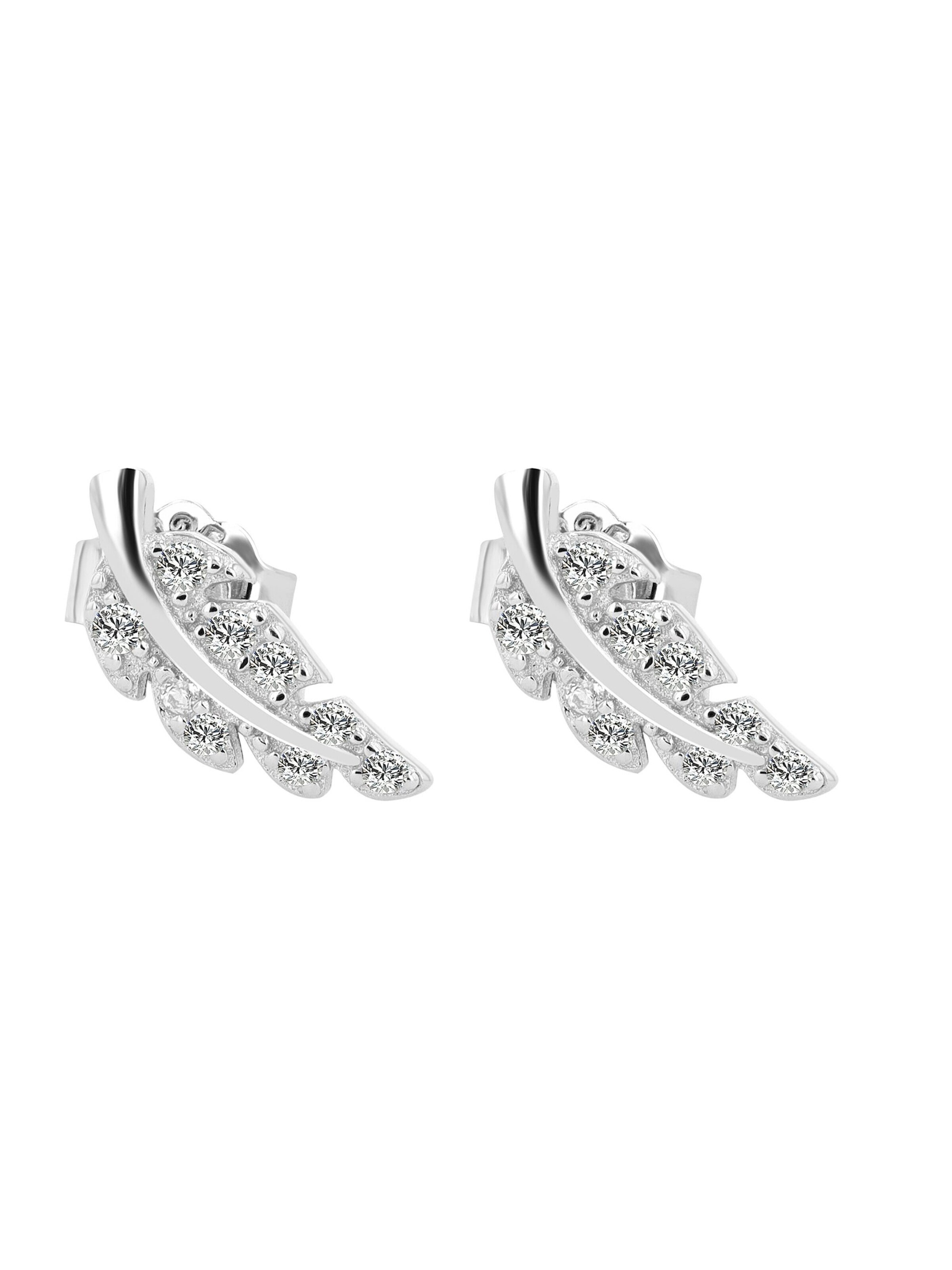 Akzent Earrings '"Ximena" aus 925 Sterlingsilber, hautverträglich' in Silver: front