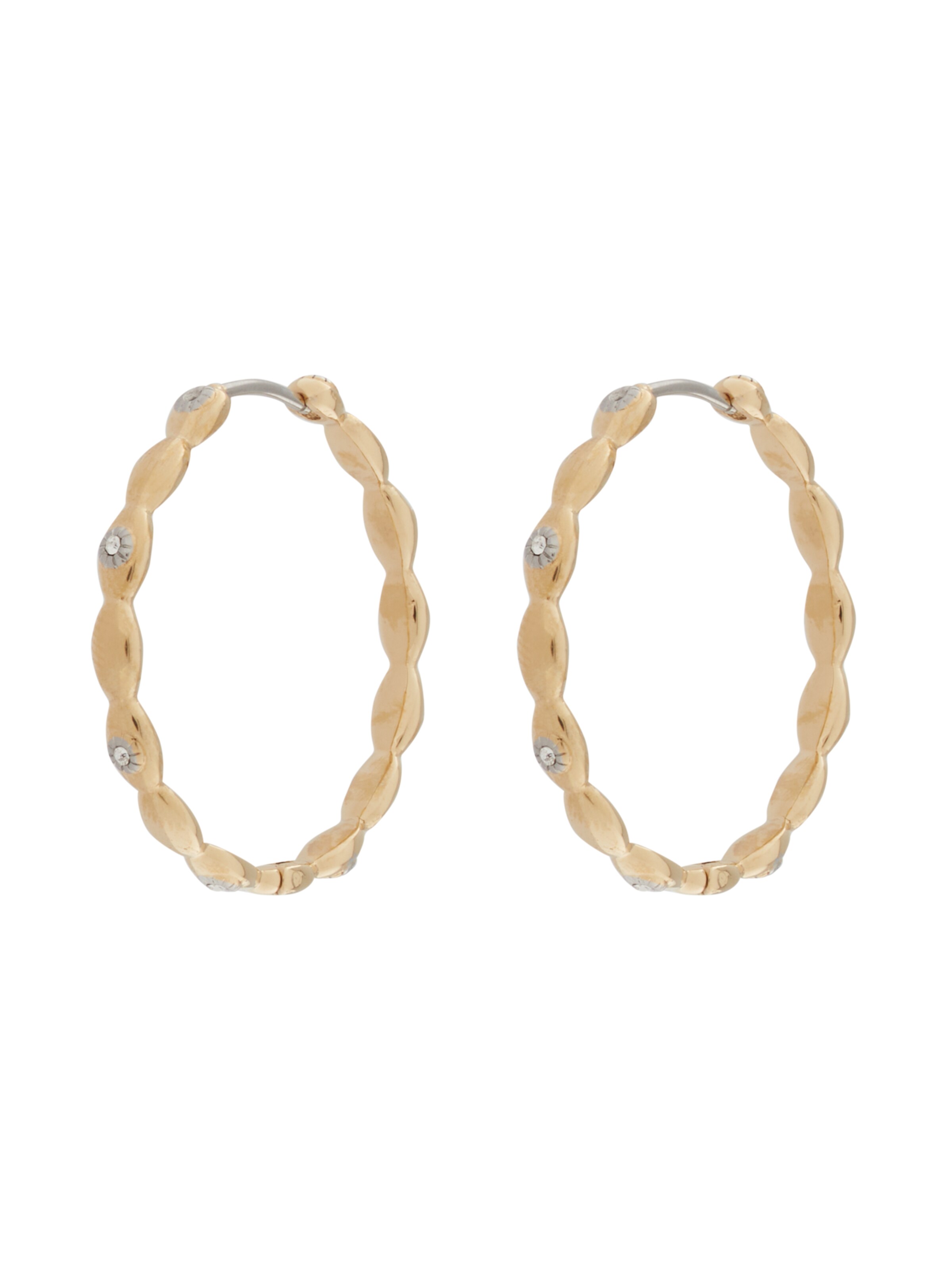 Cercei 'Sutton' de la FOSSIL pe auriu: față