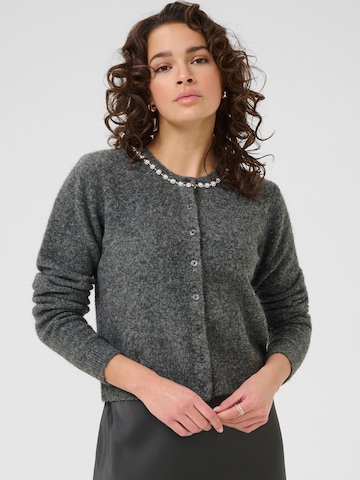 Cardigan 'KARoxy' Kaffe en gris : devant