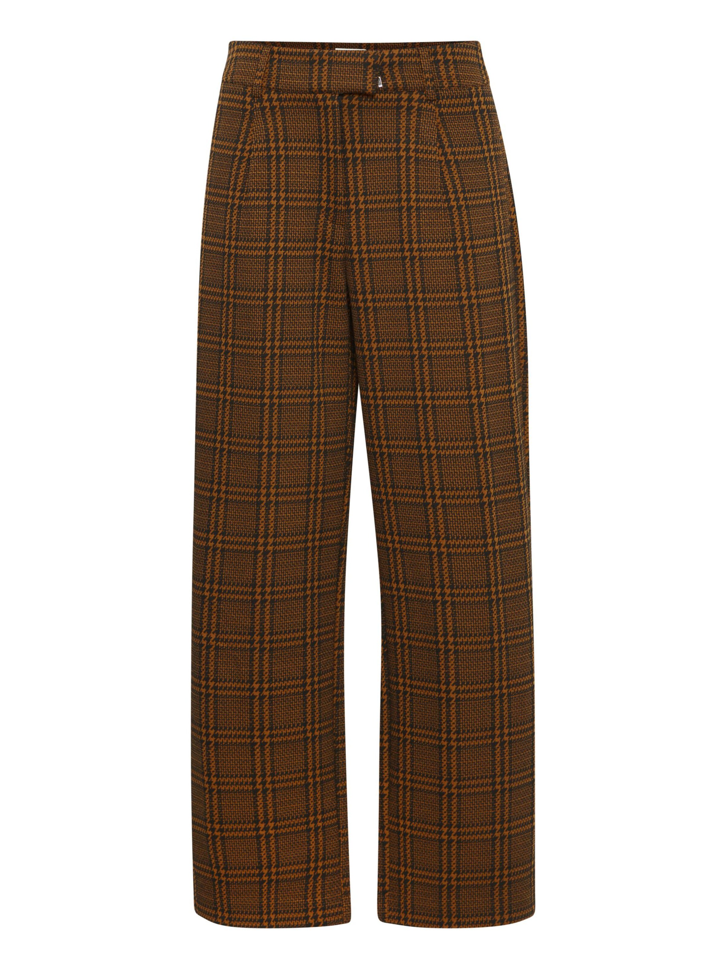 ICHI Loosefit Hose in Braun: Vorderseite