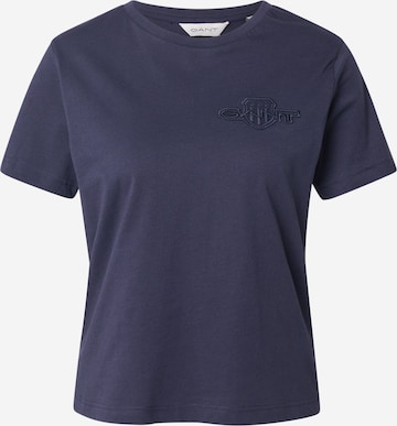 T-shirt GANT en bleu : devant