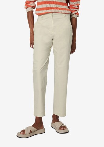 Effilé Pantalon chino 'RIMKA' Marc O'Polo en beige : devant