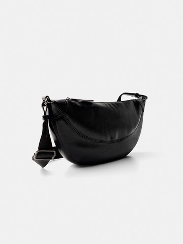 Borsa a tracolla di Bershka in nero