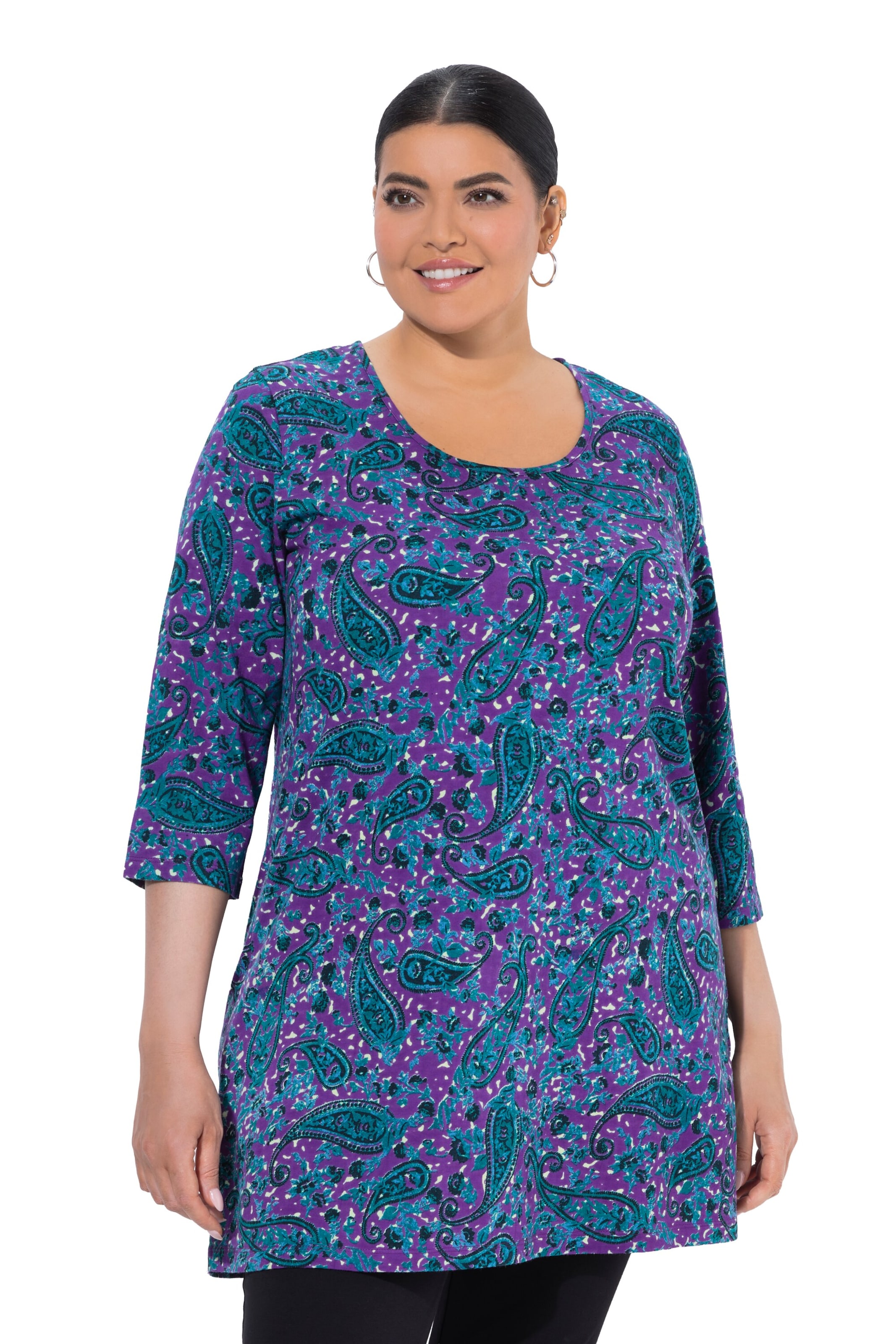 Ulla Popken Shirt in Purple: front