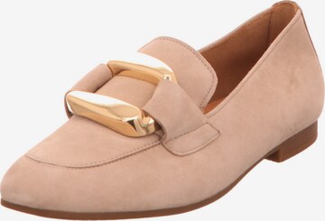 GABOR Classic Flats in Beige: front