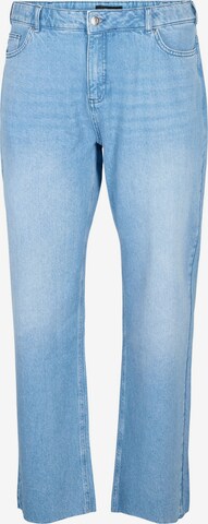 Zizzi Regular Jeans in Blauw: voorkant