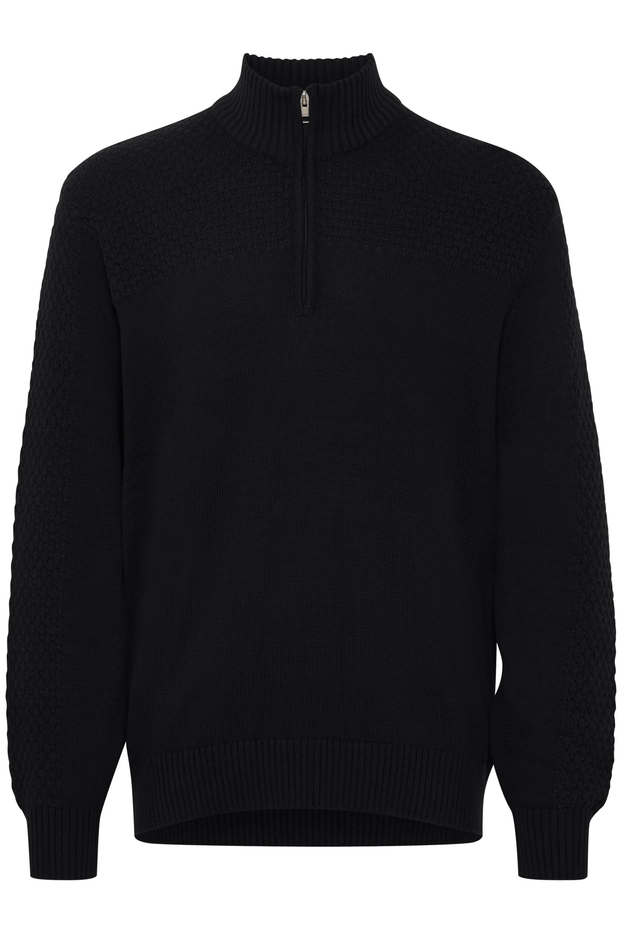 !Solid Pullover in Schwarz: Vorderseite