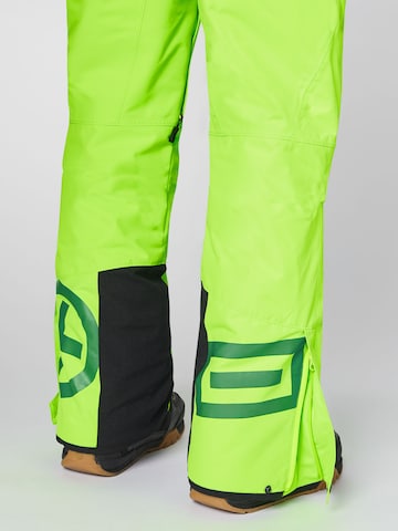 CHIEMSEE Regular Outdoor Pants 'Taos' in Green