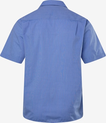 Men Plus Regular fit Button Up Shirt in Blue