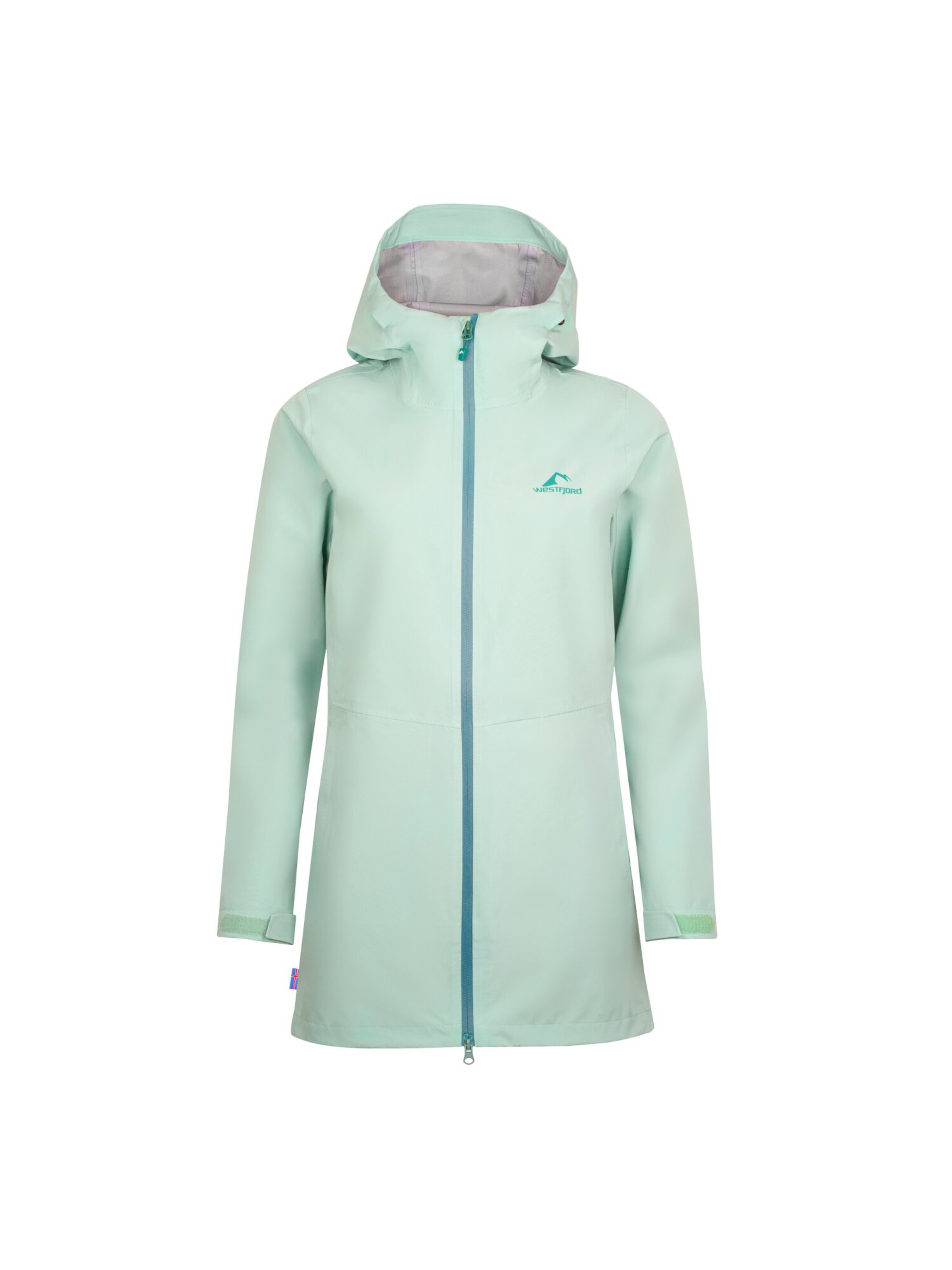 WESTFJORD Outdoor Jacket in Blue: front