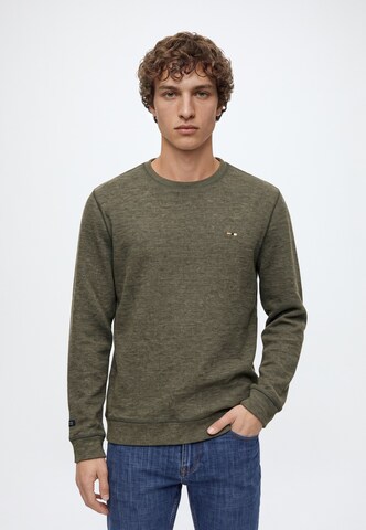 INDICODE JEANS Sweter 'Dorburn' w kolorze zielony: przód