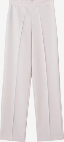 Pantalon à plis 'IGUANA' MANGO en rose : devant