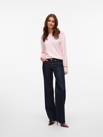 VERO MODA Pullover 'VMDoffy' in Pink
