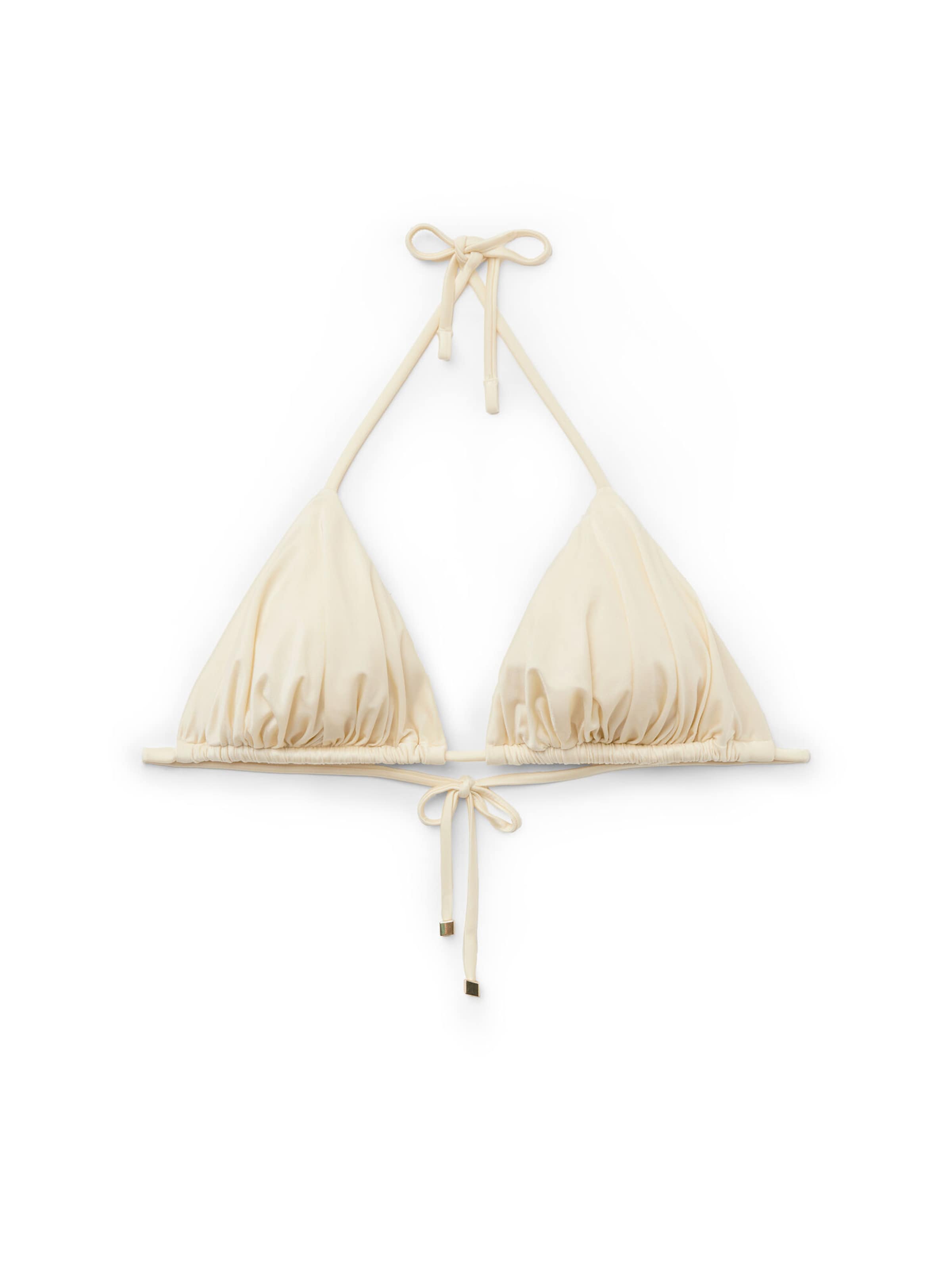 CALZEDONIA Bikini Top in Beige: front