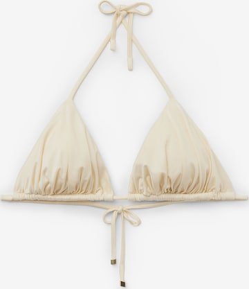 CALZEDONIA Triangel Bikinitop in Beige: Vorderseite