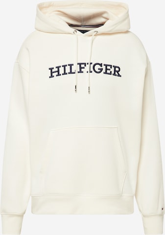 balts TOMMY HILFIGER Sportisks džemperis: no priekšpuses