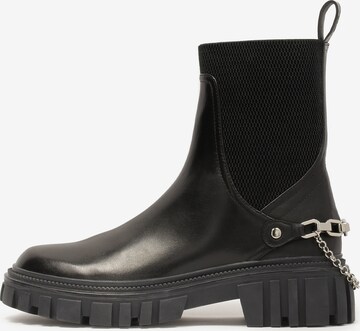 Kazar - Botas Chelsea en negro: frente