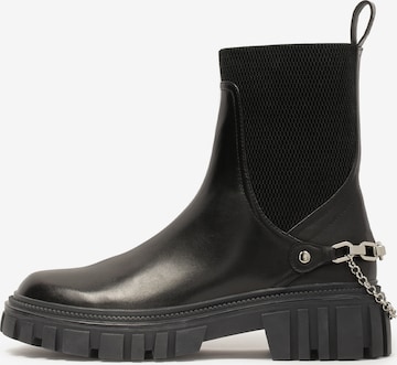 Kazar Chelsea boots i svart: framsida