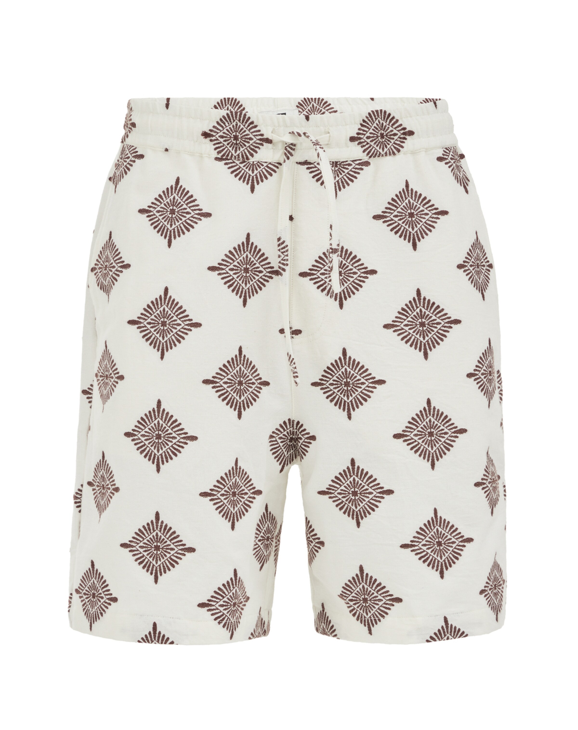 Loosefit Pantalon WE Fashion en blanc : devant