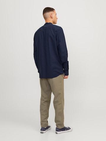 JACK & JONES Comfort Fit Skjorte 'JJSummer Band' i blå