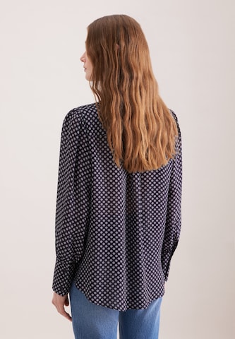 Chemisier 'Ausgestellte' SEIDENSTICKER en bleu