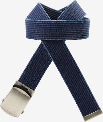 Man's World Belt in Blue: front