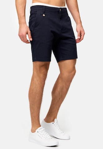 INDICODE JEANS Regular Trousers 'Sylvester' in Blue
