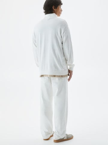 Pull-over Pull&Bear en blanc