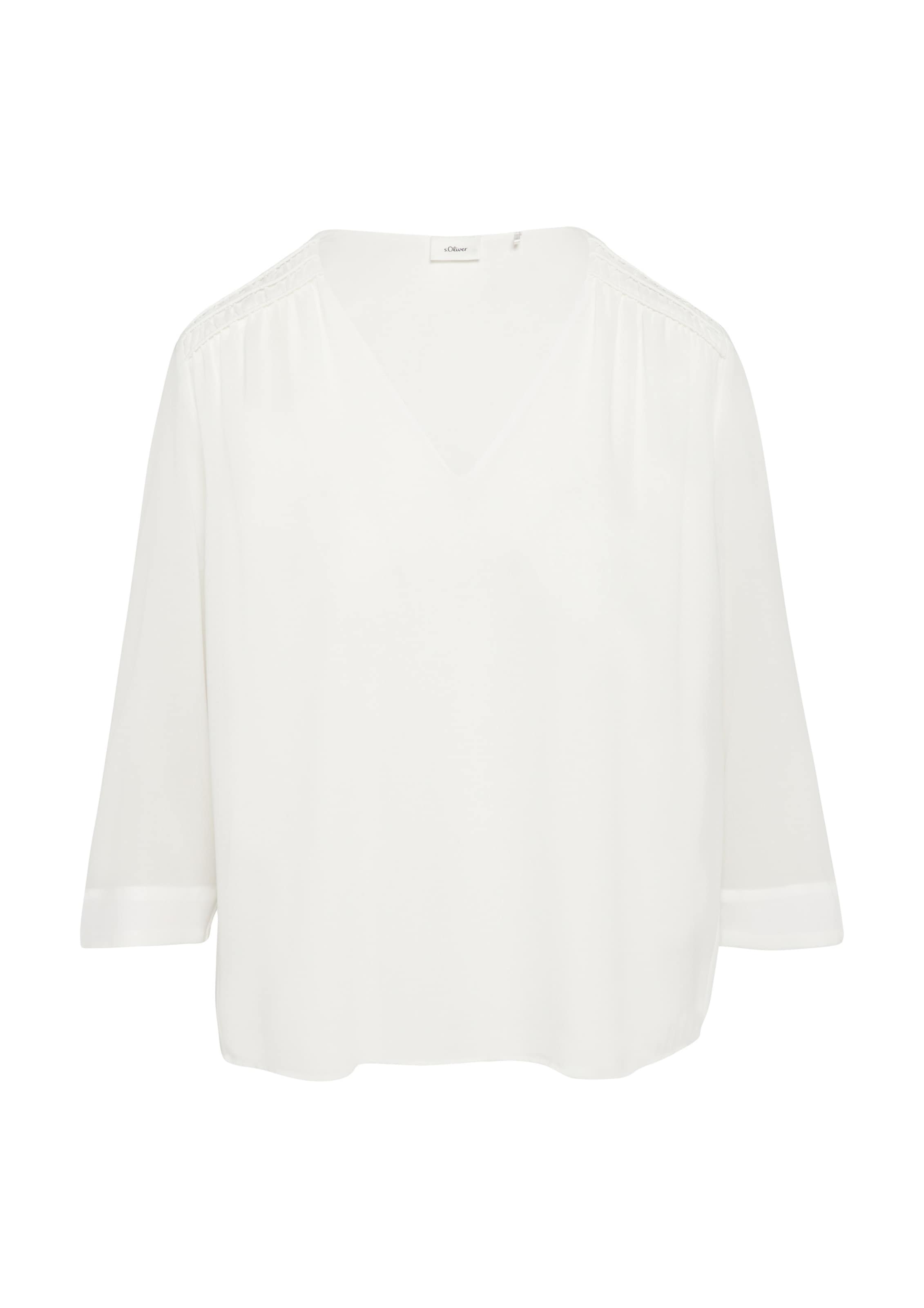 s.Oliver BLACK LABEL Blouse in Beige: voorkant