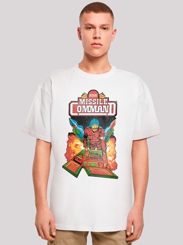 F4NT4STIC T-Shirt 'Arcade Game Atari Retro' in Weiß: Vorderseite