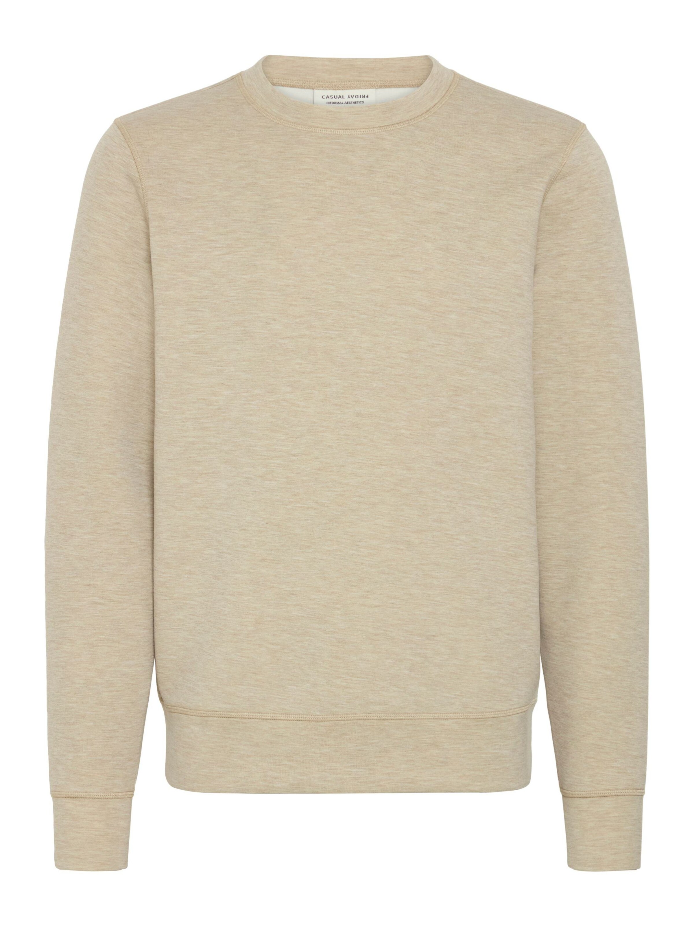 Casual Friday Sweater 'Sebastian' in Beige: front