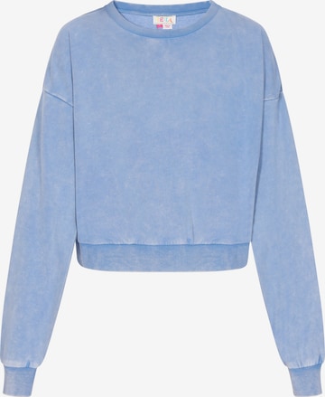 Sweat-shirt 'Fashion Look' IZIA en bleu : devant