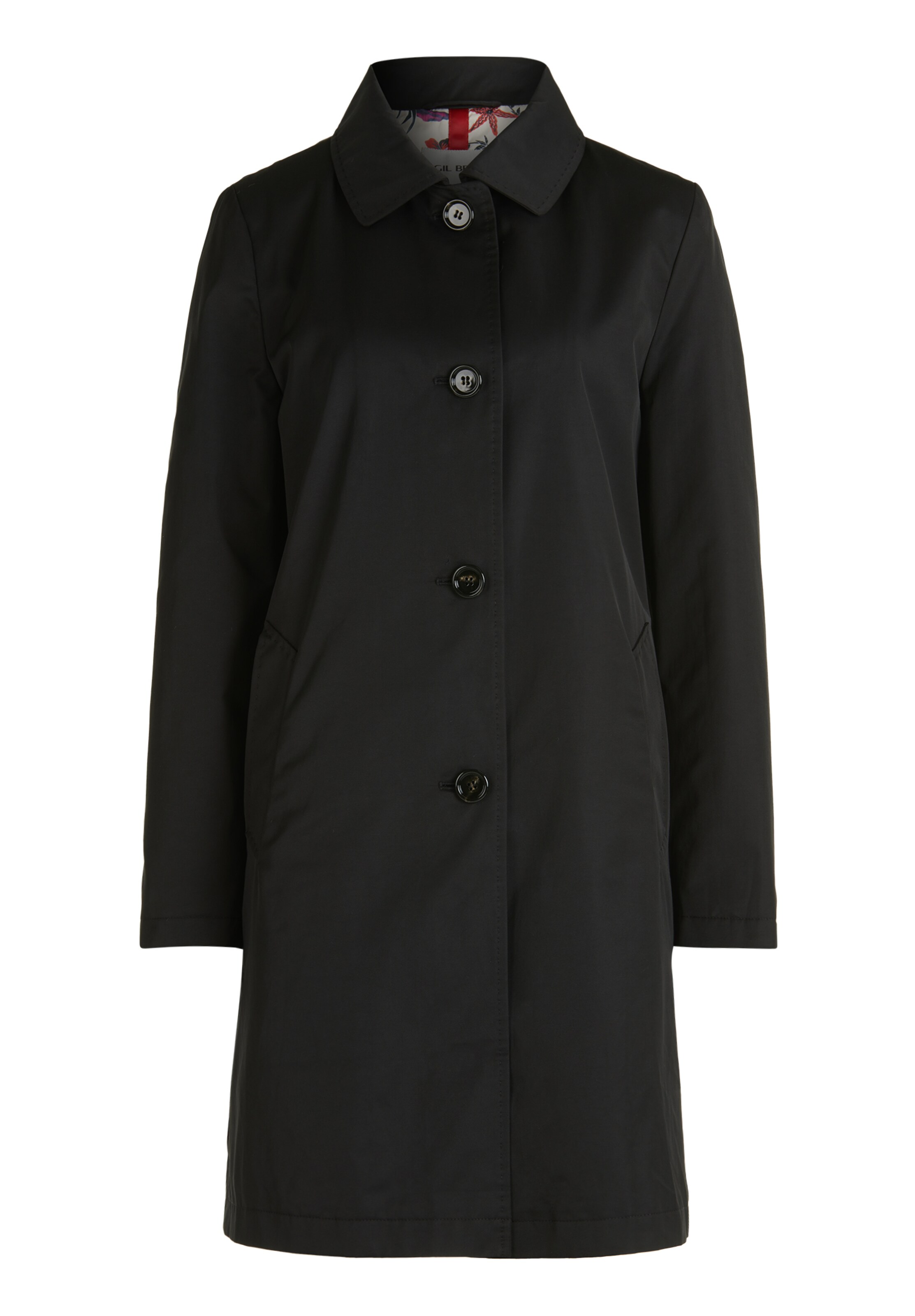 GIL BRET Mantel in Schwarz: Vorderseite